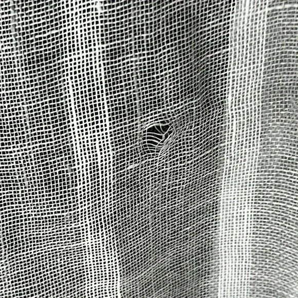 Mer/sea 100% Linen Gray White Stripe Open Front Wrap Cover Up Kimono Siz… - Picture 7 of 7